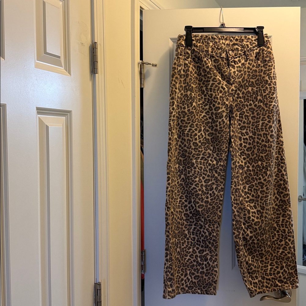 American Eagle Outfitters Animal Print Pants